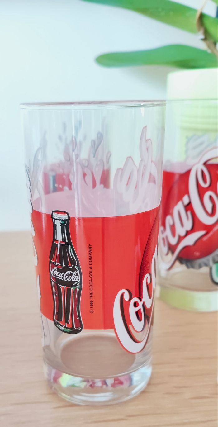 🌿 Lot de 5 verres de la marque Coca 🌿 - photo numéro 4