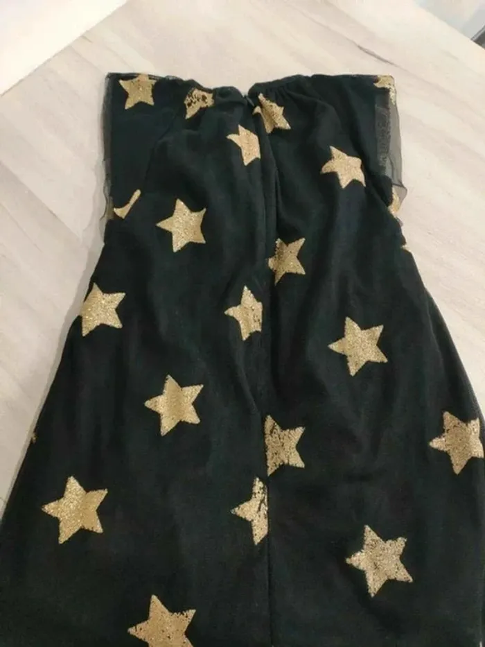 Jolie robe Orchestra noire et étoiles dorées 3 ans 36 mois - photo numéro 5