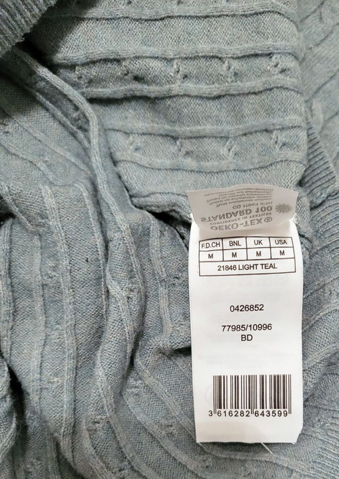 Pull Damart  maille torsadée Thermolactyl - Neuf - photo numéro 4