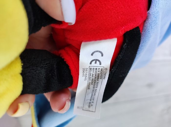 Peluche bébé mickey Disney - photo numéro 3