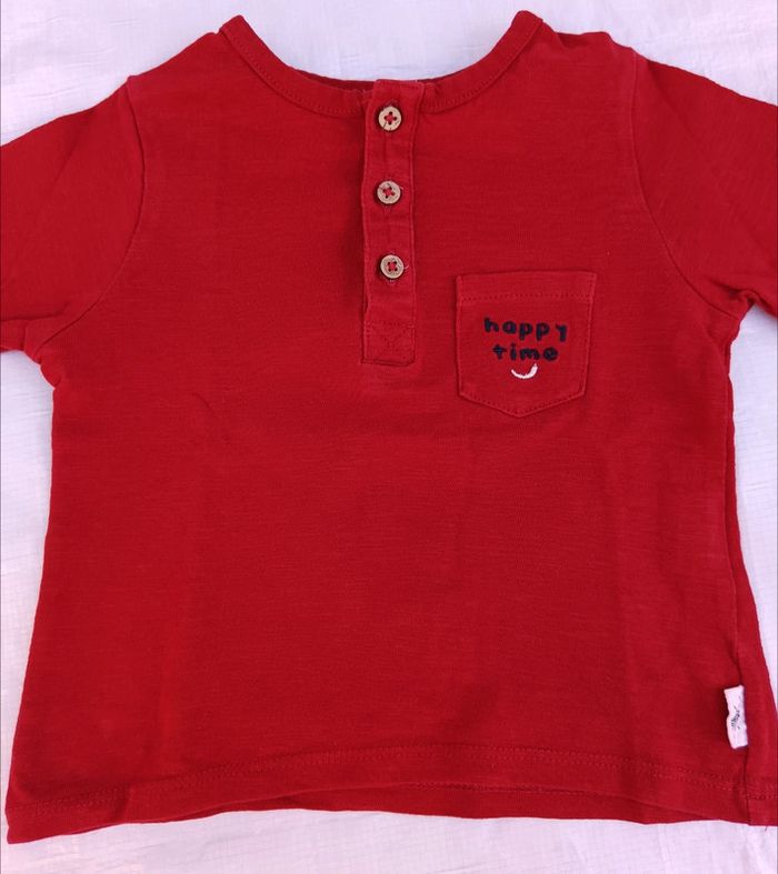 Tee shirt manches longues 9 mois Kiabi - photo numéro 2