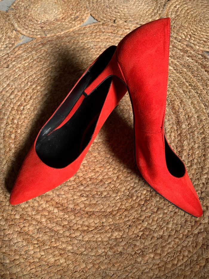 Superbes escarpins rouge Kiabi taille 39