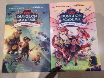 Livre dungeon académie tome 1 et 2