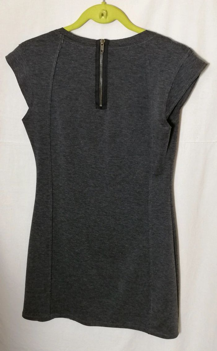 Robe courte gris multicolore taille M Desigual - photo numéro 10