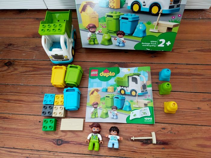 Lego Duplo camion de poubelle et tri sélectif - photo numéro 3