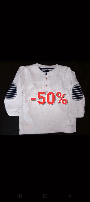 Pull vertbaudet TBE 6 mois