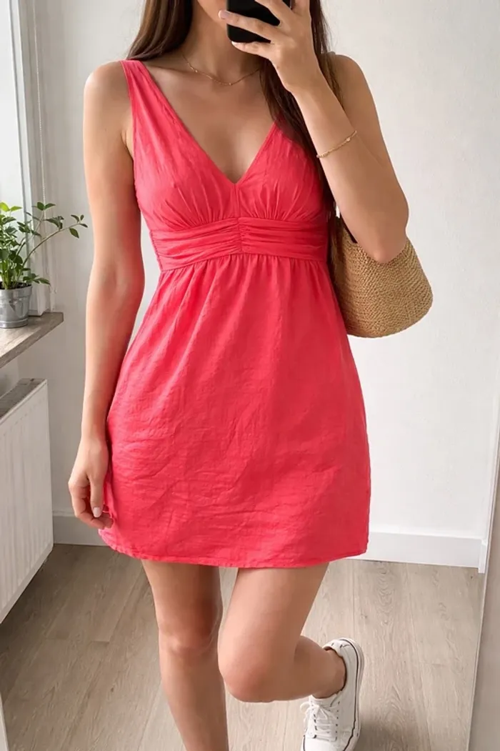 đž Robe corail Naf Naf Ă©lĂ©gante â Coupe flatteuse & finition soignĂ©e - taille xs - photo numĂ©ro 1