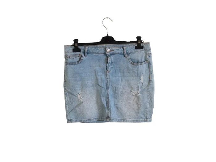 C61 jupe jeans bleu Morgan 42