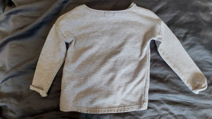Sweat gris dentelle - photo numéro 2