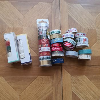 Lot de masking tapes noël