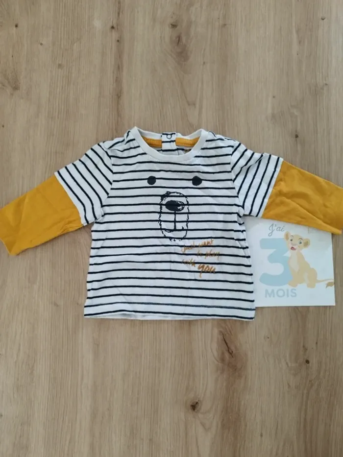 Tee shirt manches longues Ourson