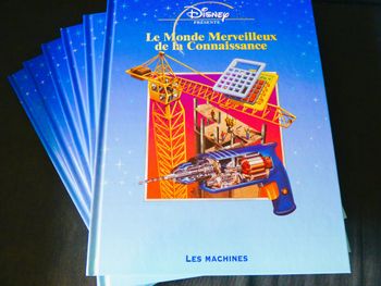 livre enfant les machines collection monde merveilleux connaissance TBE