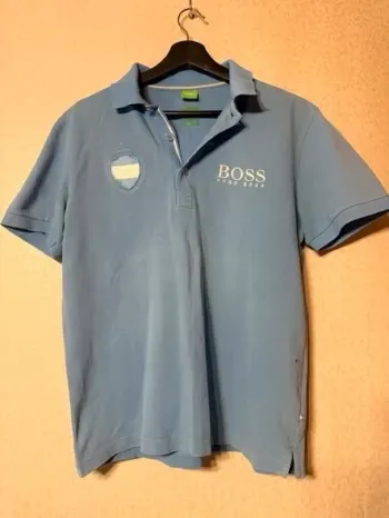 Polo Hugo Boss Green bleu clair – Taille M