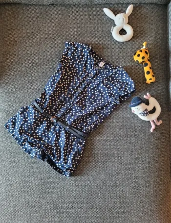 Combishort à pois fille Okaidi 4 ans