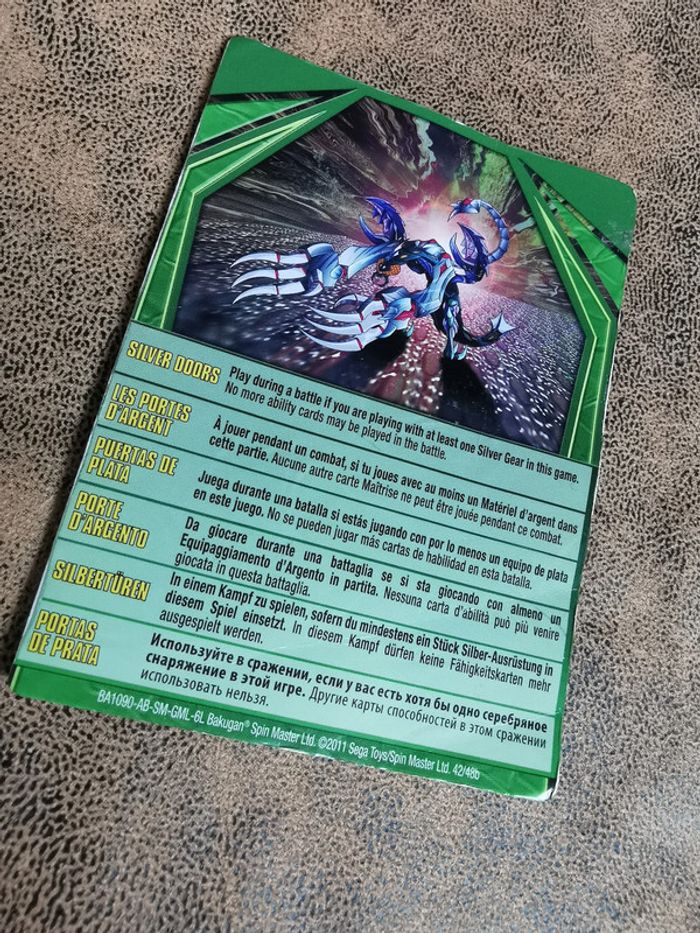 Cartes Bakugan Battle Brawlers - photo numéro 2