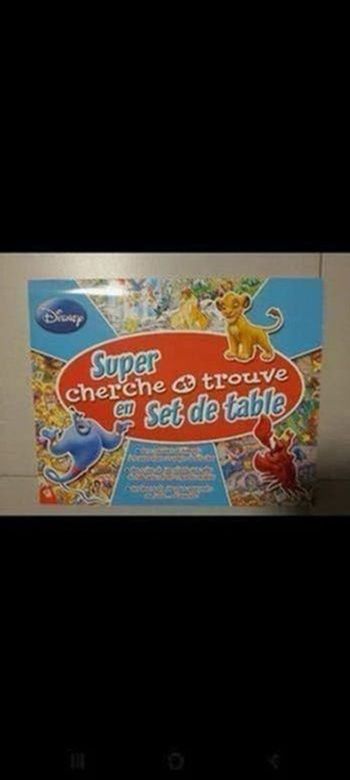 Super cherche et trouve en set de table