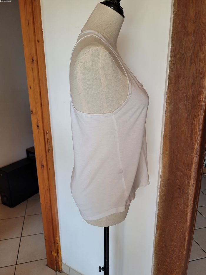 Débardeur marcel blanc - photo numéro 4