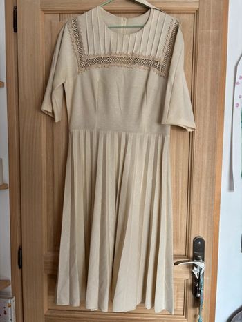 Robe vintage ancienne 38-40 avec ceinture