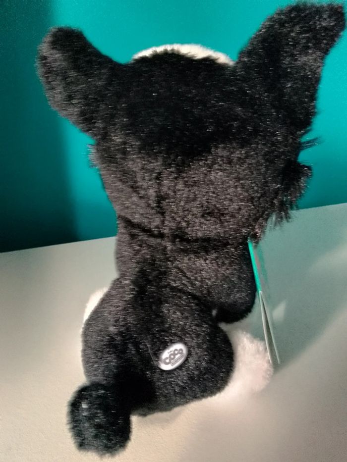 Peluche chien yeux brillants - photo numéro 4