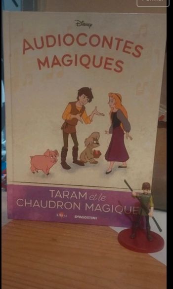Taram 74 collection audiocontes Magiques Disney Altaya audio conte magic livre & figurine