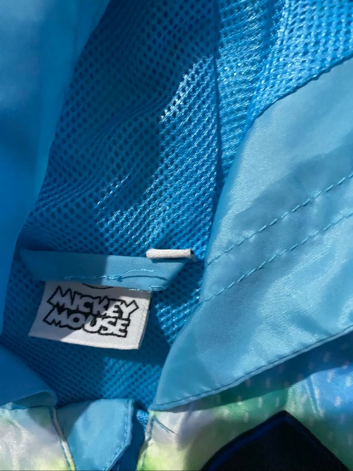 Coup vent Mickey Mouse bleu claire taille 4 ans - photo numéro 2