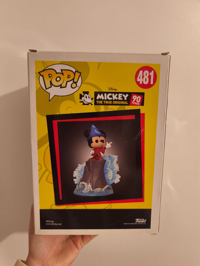 Funko pop Disney Mickey fantasia sorcerer 481 figurine - photo numéro 3