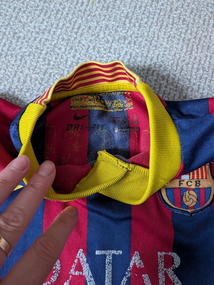 T-shirt de foot barca 2-3ans - photo numéro 4