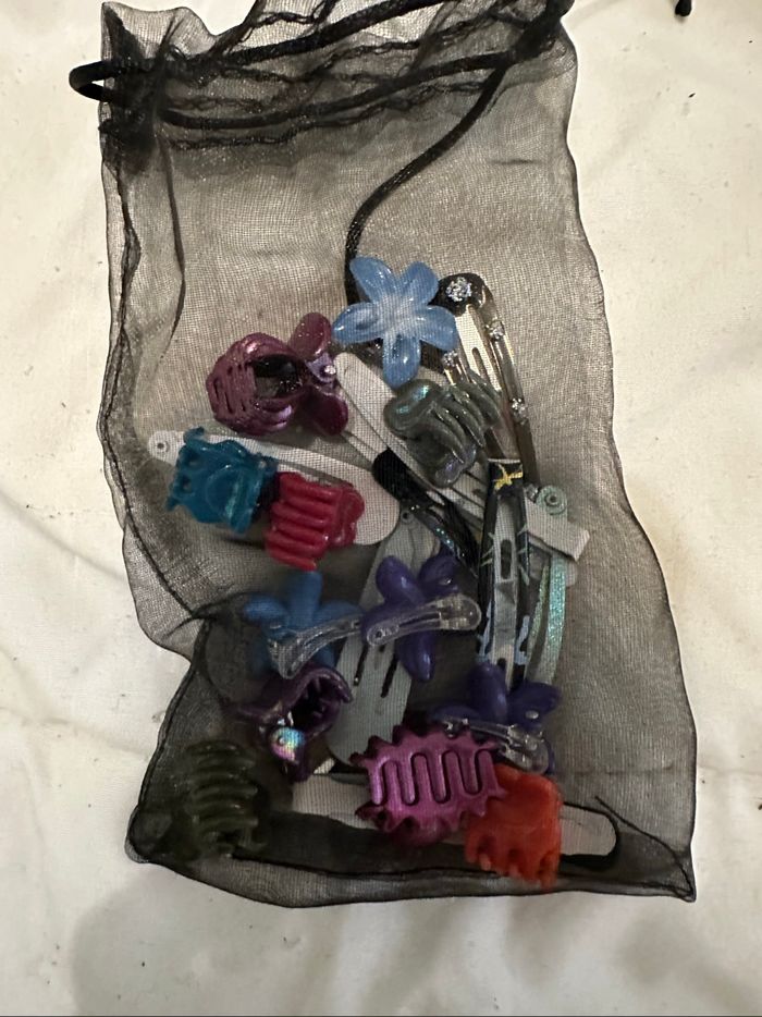 Lot de petites pinces et barrettes fille