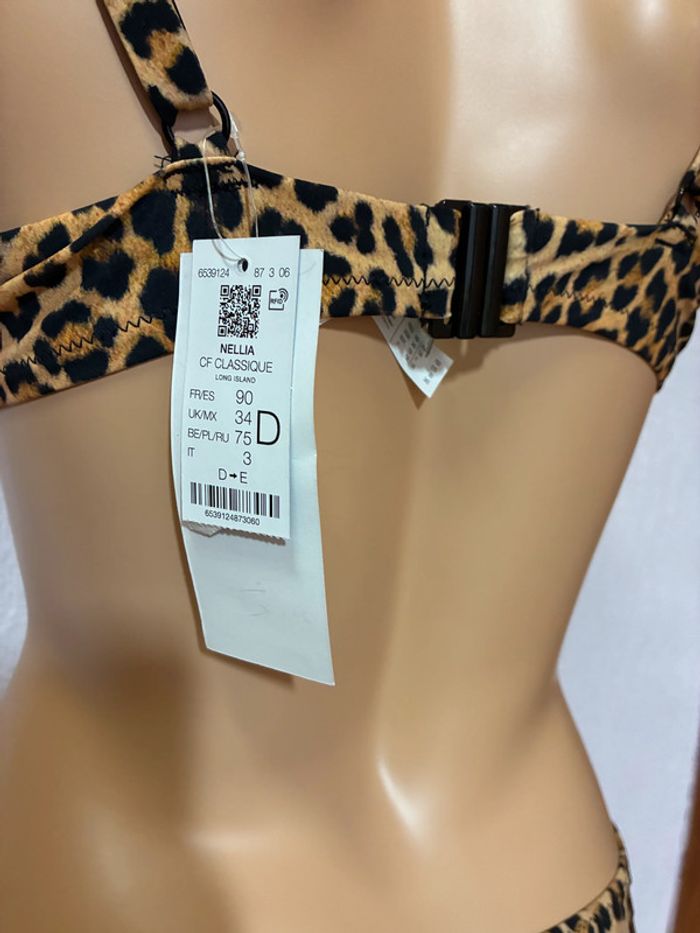 Bikini 2 pièces léopard 🐆 etam - neuf - photo numéro 4