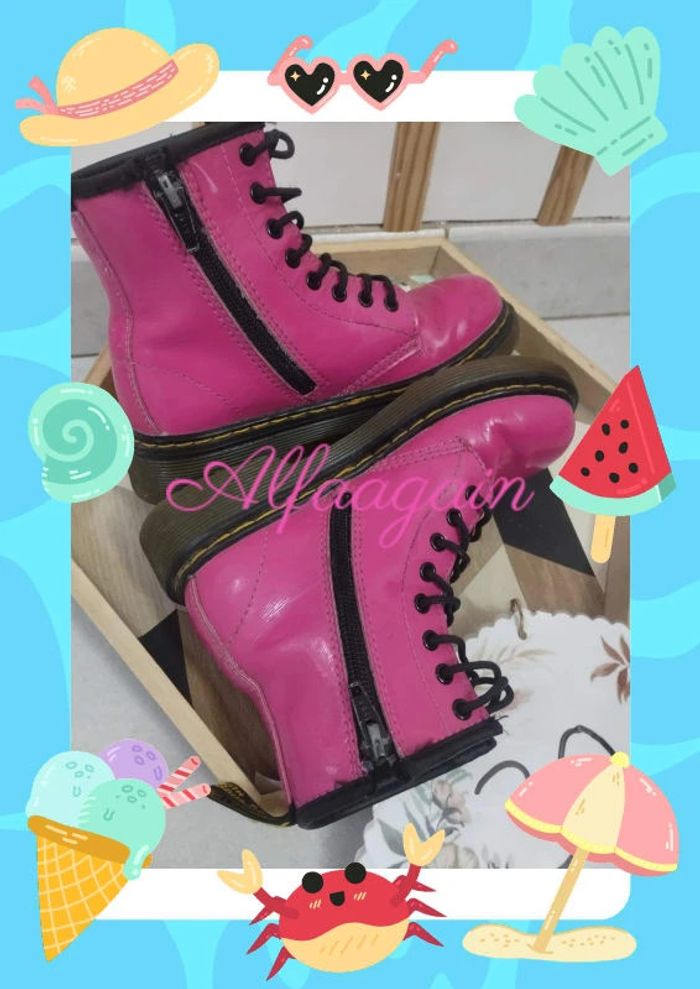 Bottines roses dr Martens 30 - photo numéro 11