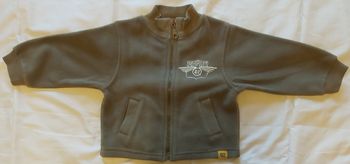 Veste polaire kaki 6 mois