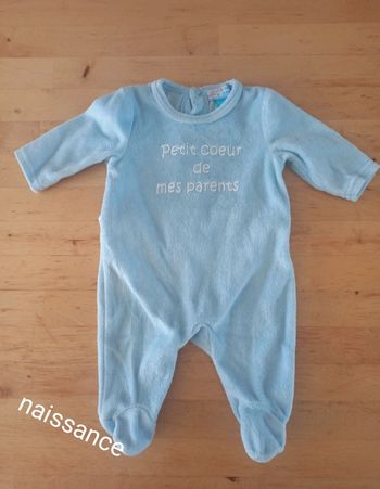 Pyjama bleu taille 0 naissance