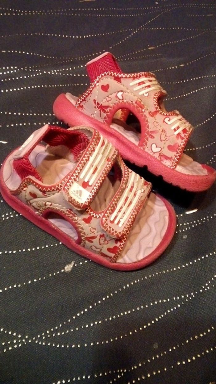 Sandales à scratch Adidas - photo numéro 5