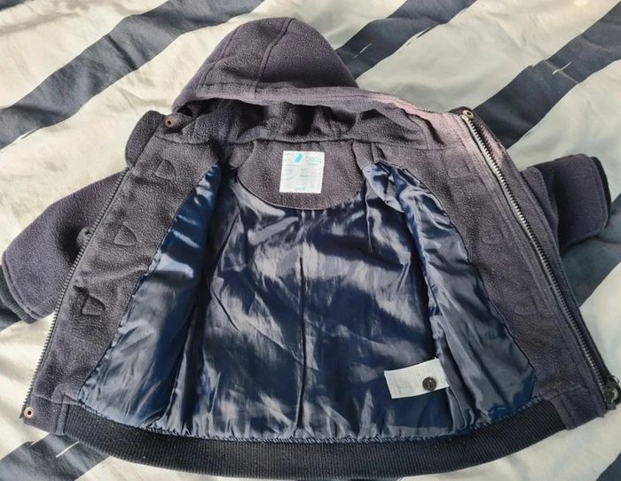 Manteau duffle coat 24 mois Bleu marine - photo numéro 3