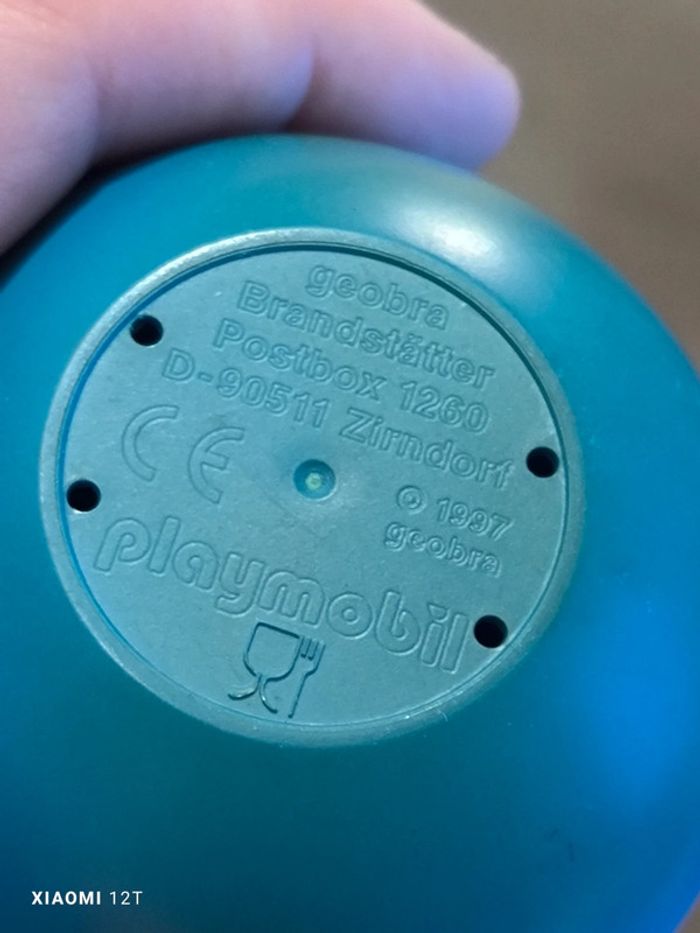 Playmobil vintage oeuf bleu chevalier - photo numéro 3