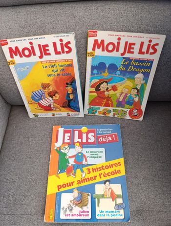 lot de 3 livres moi je lis