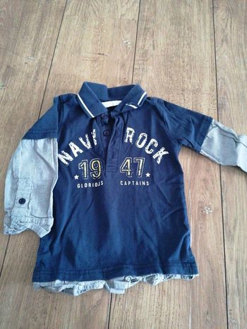 Polo manches longues 24mois