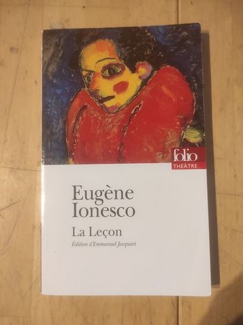 La Leçon Eugène Ionesco Folio Théâtre 2015