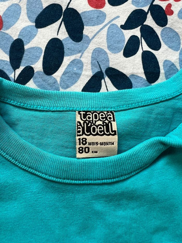 Lot de deux tee-shirts - photo numéro 2