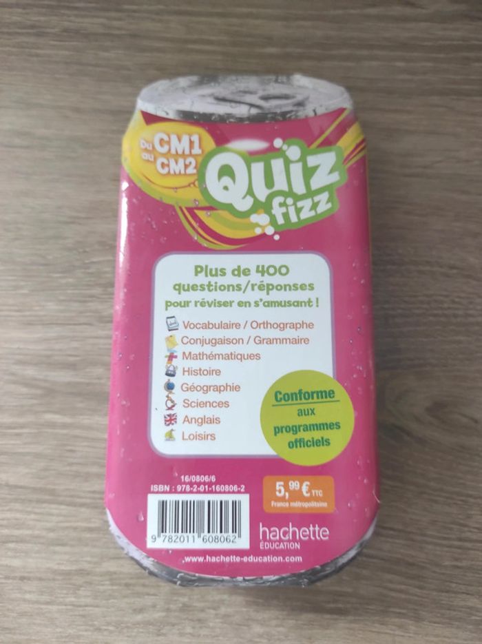 Quizz Fizz les incollables cm1 cm2 - photo numéro 2