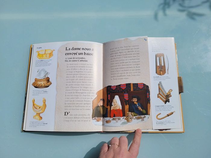 Beau livre Au temps des Châteaux-fort, Le Journal d'un enfant (25) - photo numéro 7