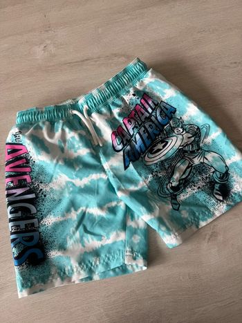 Short de bain Avengers Marvel captain america 6/7ans