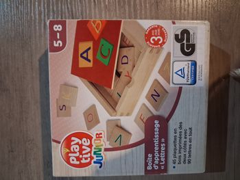 Coffret lettres bois apprendre à écrire