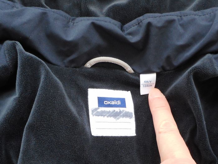 Blouson à capuche marine - Okaïdi - 4 ans - photo numéro 9