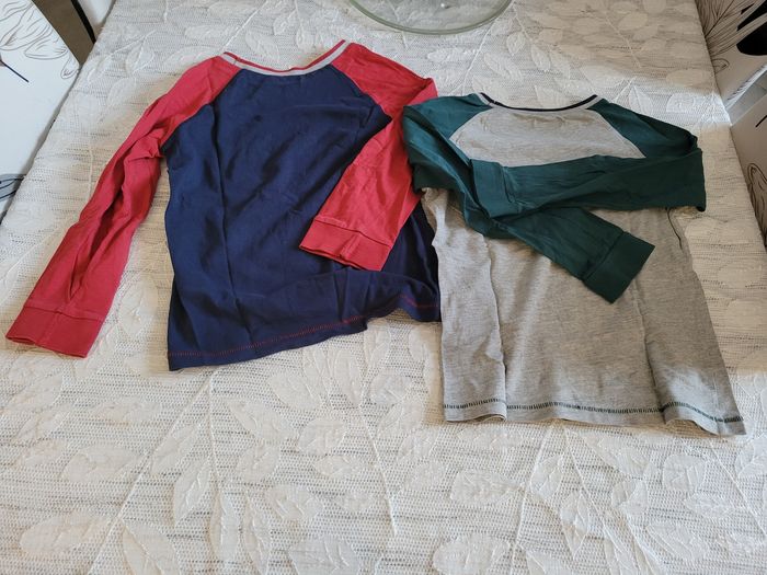 Lot 2 T-shirts manches longues Tissaia 8 ans - photo numéro 4