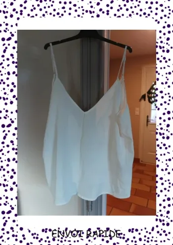 Débardeur blanc fluide