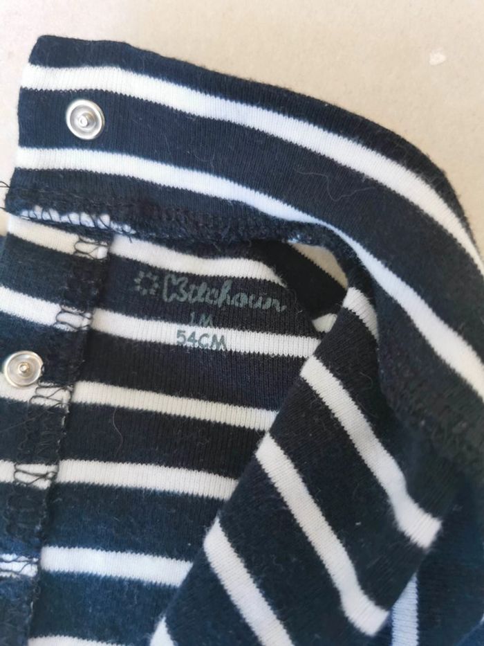 T-shirt manche longue 1 mois - photo numéro 3