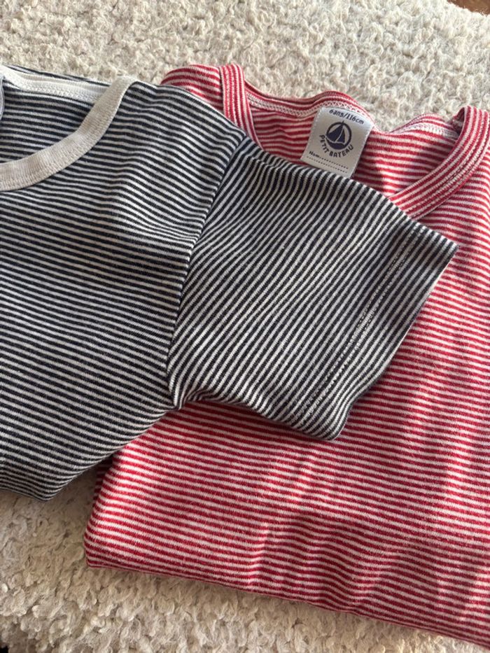 Lot 2 t-shirt petit bateau - photo numéro 5