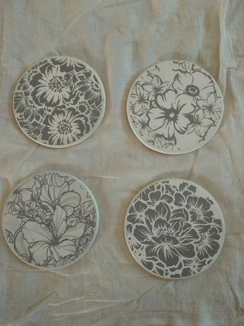 4 sous verres