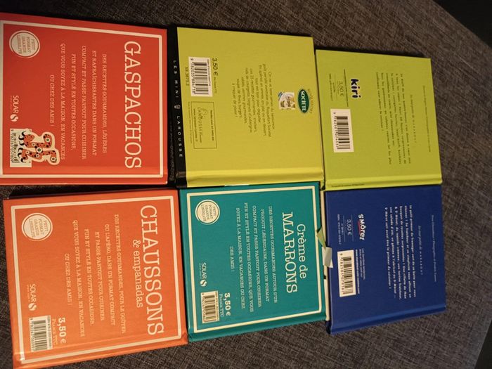 Lot de six mini livres de recettes - photo numéro 2